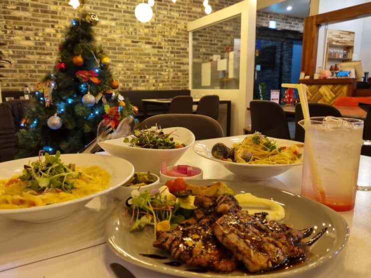  여수 양식 맛집 룸 있는 죽림 신상 레스토랑 카틀레야