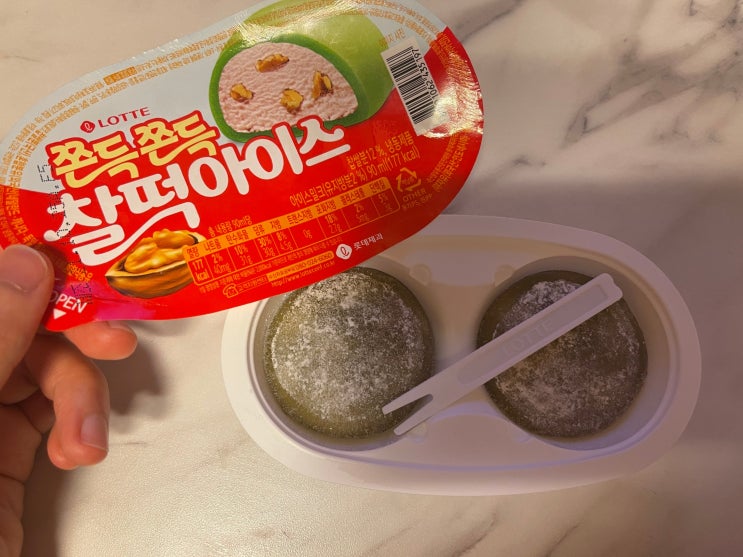 쫀득쫀득 찰떡아이스 & 말랑말랑 찰떡아이스 씨앗호떡맛