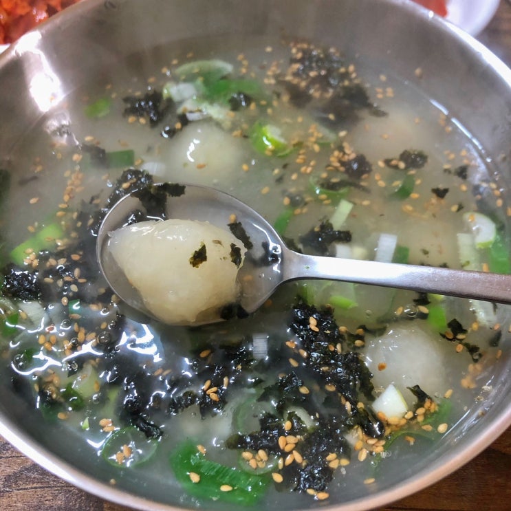  강릉 맛집 줄서서 먹는 감자옹심이 강릉본점