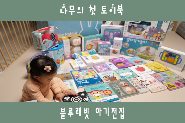  초보엄마를 도와줄 핫한 육아템 블루래빗 토이북 ! 딱 돌선물이에요!