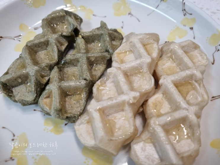  단미와플메이커로 가래떡와플 만들기