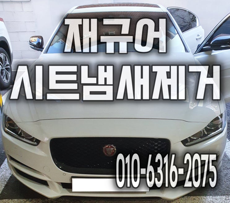  자동차 가죽시트 이상한 냄새 제거 후기 가격문의 용인 보정 재규어