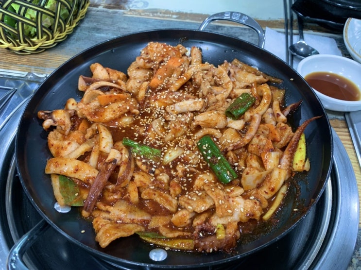 (고성) 당항포 공룡엑스포 주변 오삼불고기 <우리고향맛집>추천