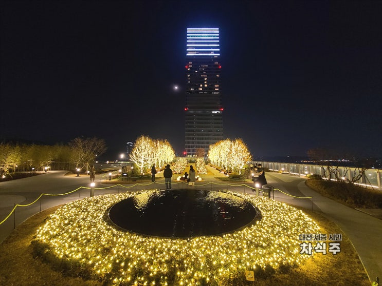  대전 가볼만한곳 신세계백화점 하늘정원 야경