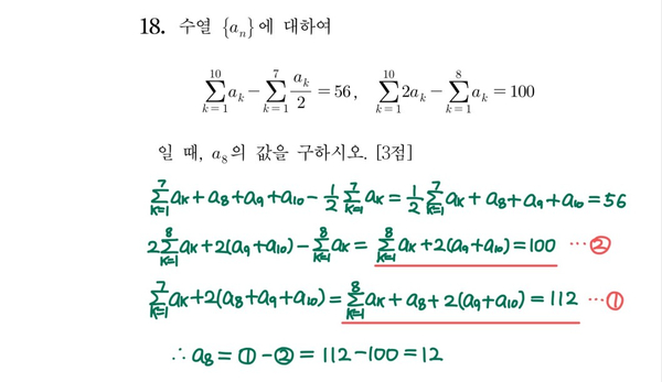 2022학년도 수능 18번 풀이 2022학년도 수능 18번 풀이