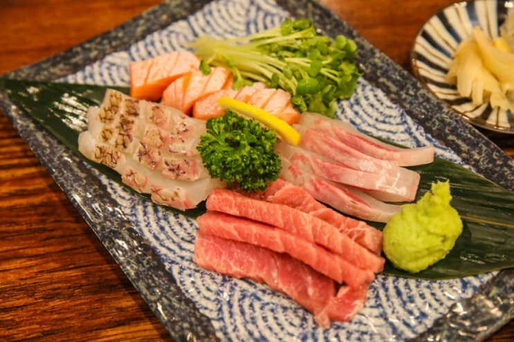 청라초밥 경방식당의 초밥과 1인모듬사시미