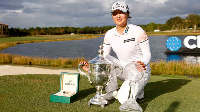 LPGA 최종전 우승자 고진영 세계랭킹 2위 유지, '0.13점'차이로 세계1위 탈환 다음으로 미뤄