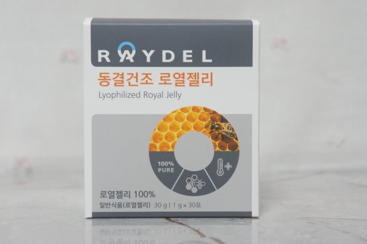  로열젤리100%, 생로얄젤리 영양그대로, 먹기편한 레이델 동결건조 로열젤리