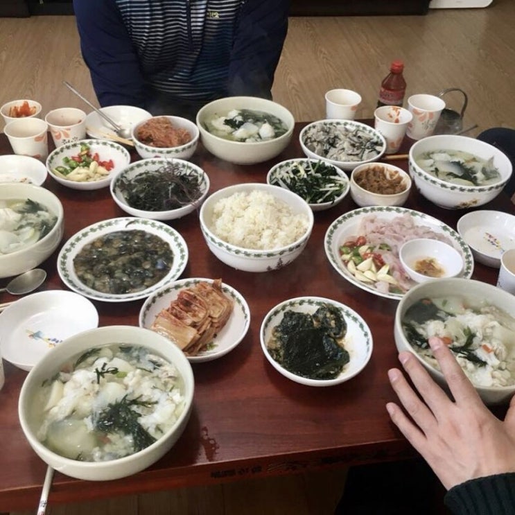 [2년 전 오늘] 2017년 여행 중 먹었던 흔한 통영 가정식 고향 밥상