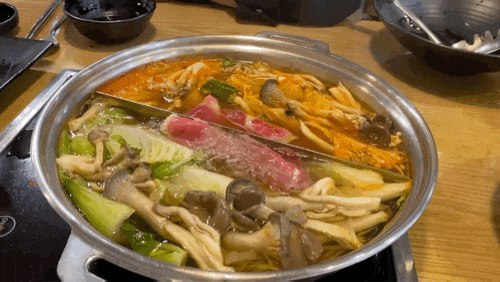  인계동 샤브샤브) 소고기샤브샤브(야채+고기+샐러드바) '가인채' #내돈내먹
