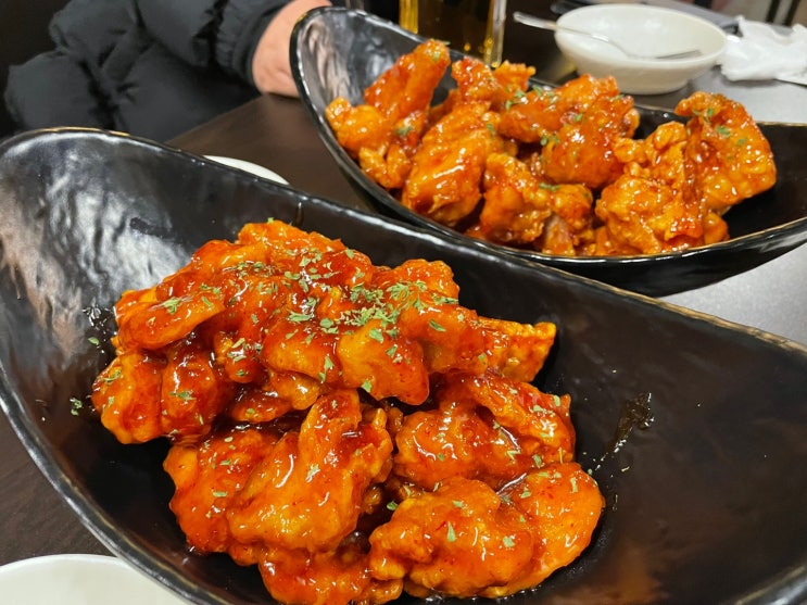  중산 닭강정이 맛있는 화랑통닭 드셔보세요.