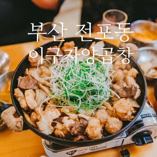  전포동 술집 이구자 양곱창에서 찐하게 한 잔