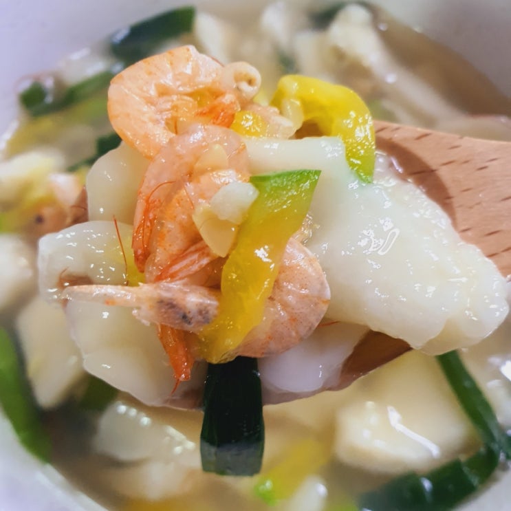  수제비 만드는 법(밀아저씨 칼국수면)
