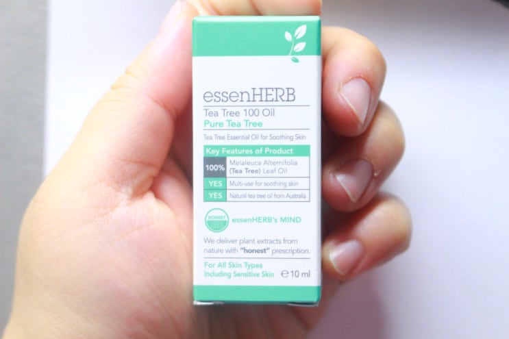 스팟케어 essenHERB 에센허브 티트리 100 오일