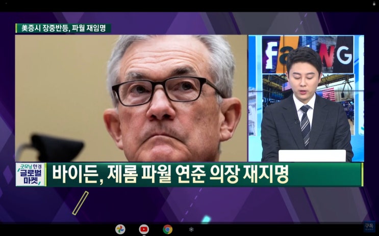 (미국주식) 파월 연준의장 재지명, 테슬라TSLA 신차 출시. 리비안RIVN 아스트라 스패이스 ASTR XLK ETF ZM GM 포드F 디즈니DIS 애플AAPL 텔라닥TDOC 주가