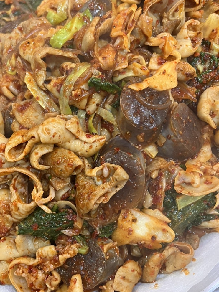  모래내곱창 - 명지대 곱창 맛집, 빨간 알곱창, 야채곱창, 볶음밥, 주차, 가격