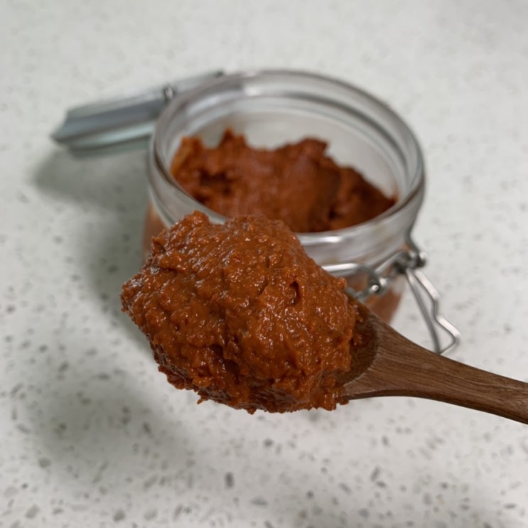  맛불리 저당질 고추장 만들기, 다이어트 비빔밥 양념장으로 좋아