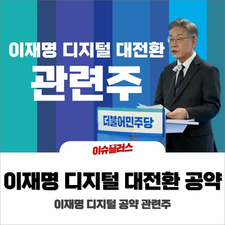  이재명 디지털 공약 발표, 이재명표 대선 공약 발돋움
