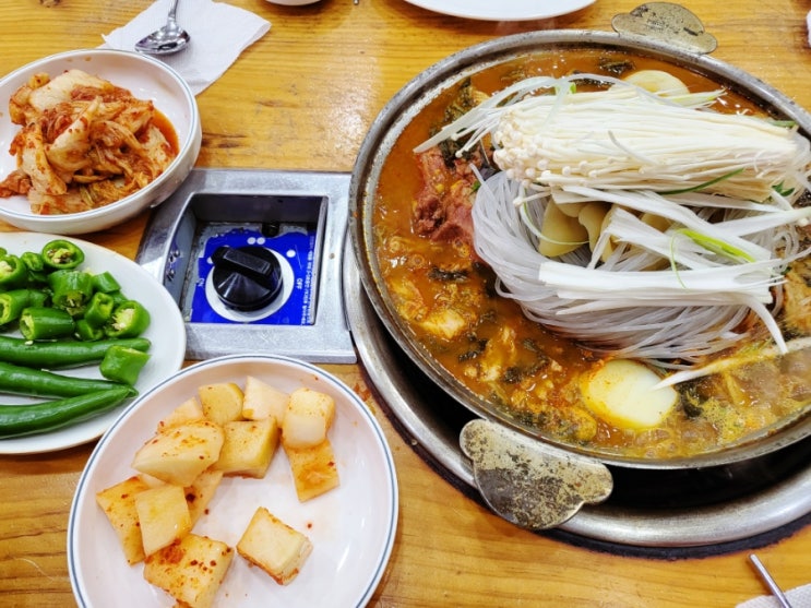 용인 감자탕맛집(한국민속촌 큰마당 감자탕)