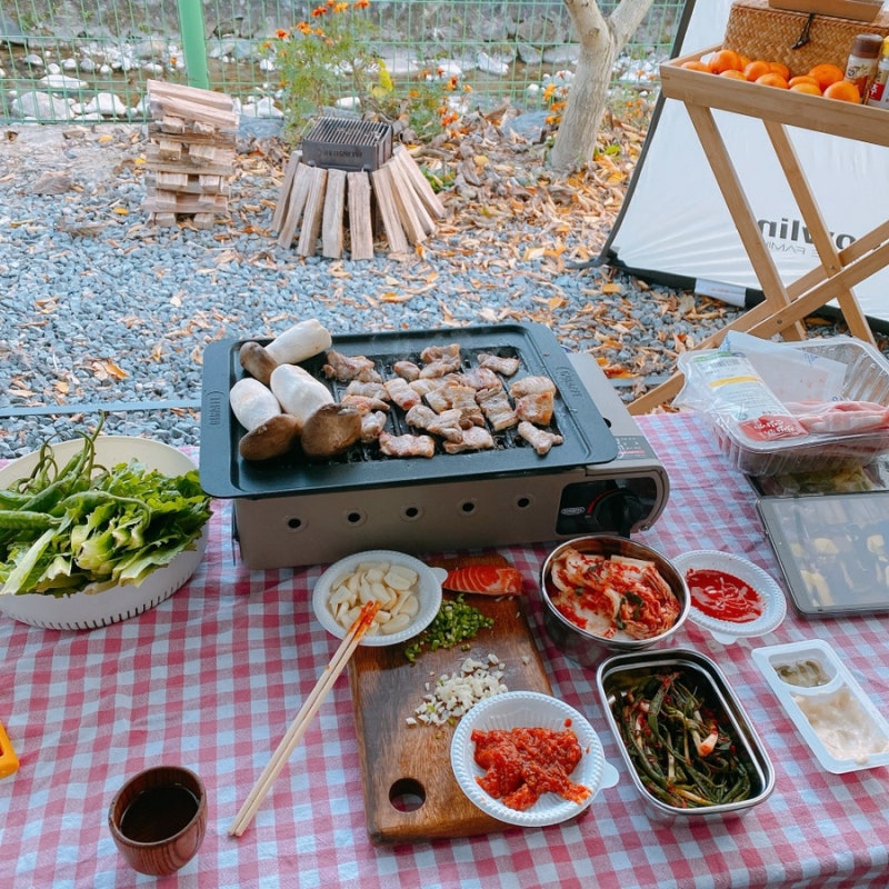 캠핑 용품, 지라프 구이바다 M사이즈 무상 AS 후기 :)