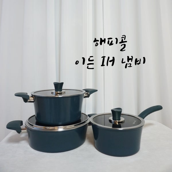 해피콜 이든냄비IH 스투키그린 4종 :: 인덕션 사용가능한 코팅좋은 냄비