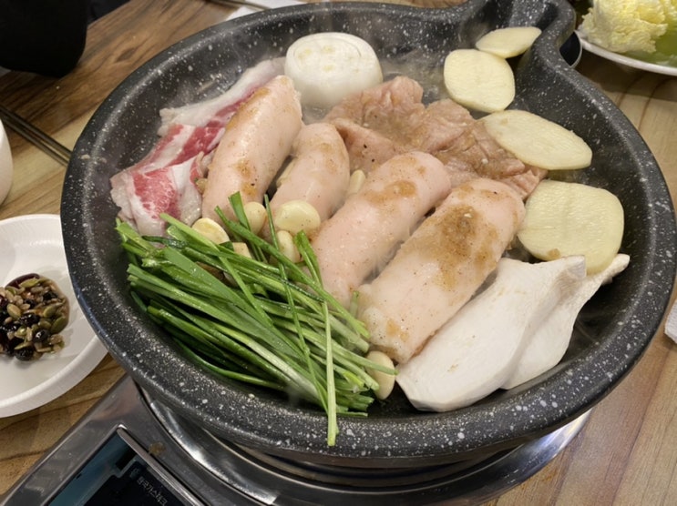  동래 온천장양곱창 신선하고 질좋은 곱창이 한판가득 참우돌양곱창