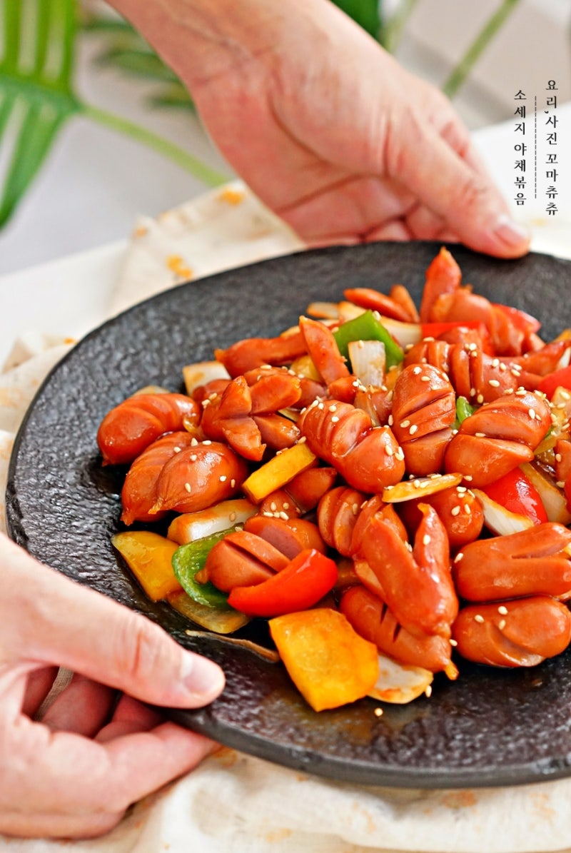 소세지야채볶음 굴소스 맛보장 아기 비엔나 소세지 볶음 요리 팁 쏘야볶음 레시피