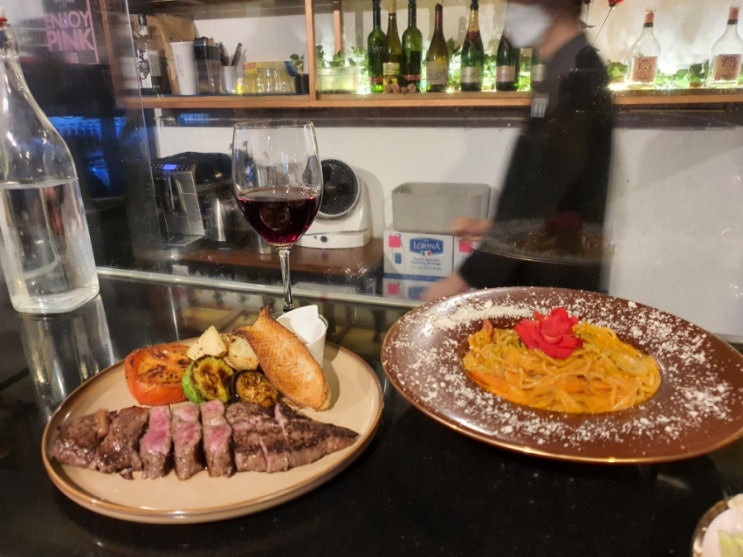  어썸로즈 가로수길 스테이크맛집 데이트 추천