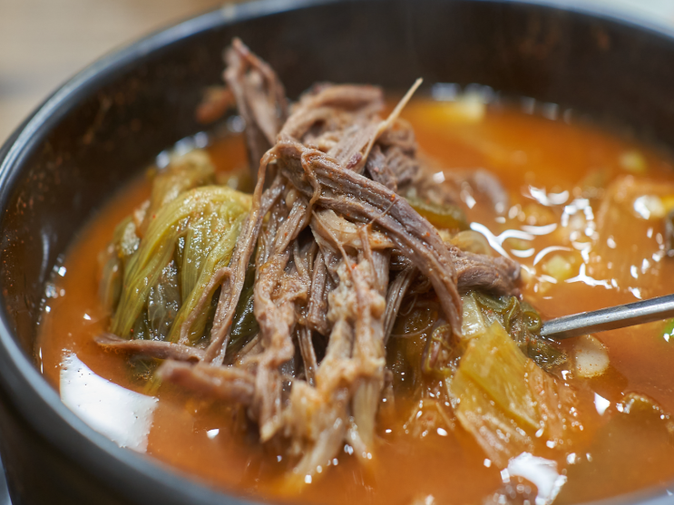  대전 삼성동 대파 육개장 맛집 : 명랑식당