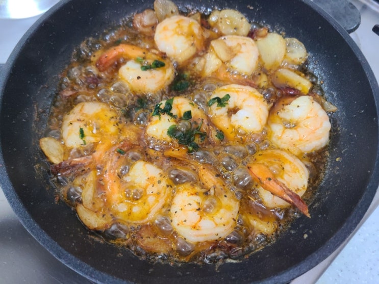  식스레시피 간편하고 맛있는 감바스 밀키트