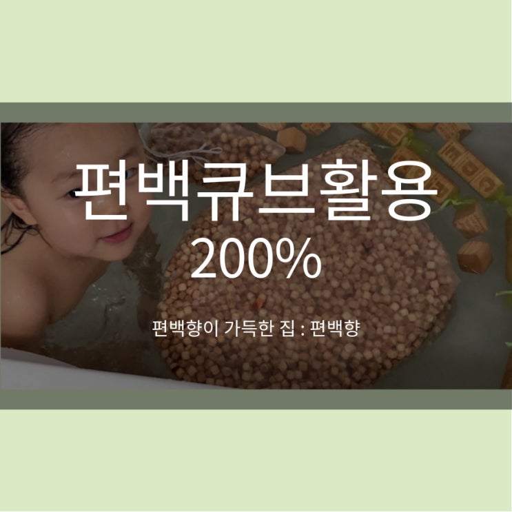 편백큐브 활용 BEST 가장 실용적이야