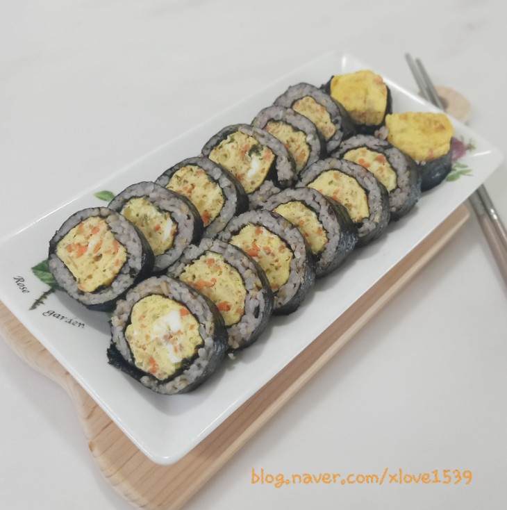  키토 김밥 만들기 다이어트 식단 이렇게 간단해도 되나요