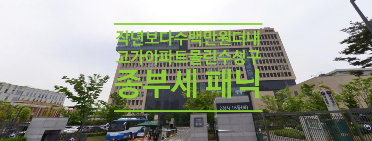 작년보다 수백만원 더 내요 고가 아파트몰린 수성구 종부세패닉