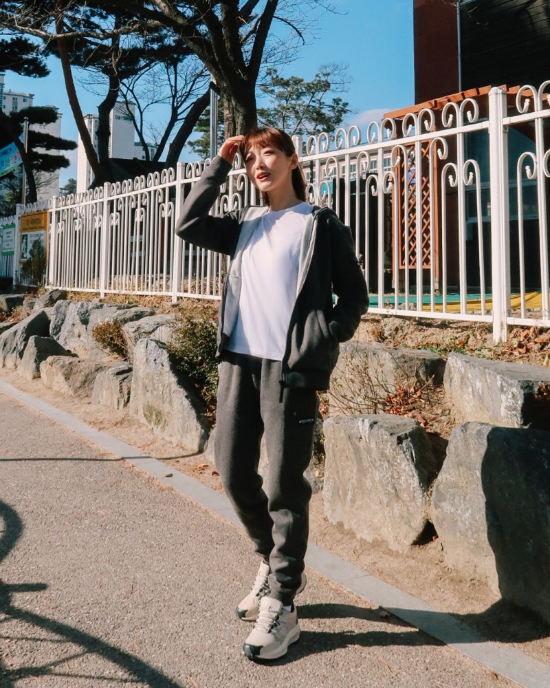디스커버리 기모 트레이닝 세트, 키작녀에게 딱! 데일리코디에 딱!