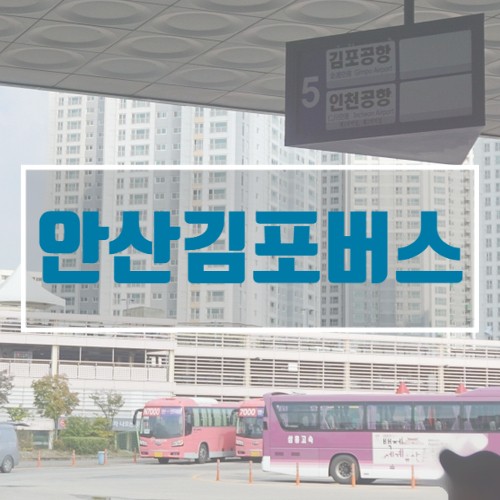 안산 김포공항 버스시간표 참고하세요