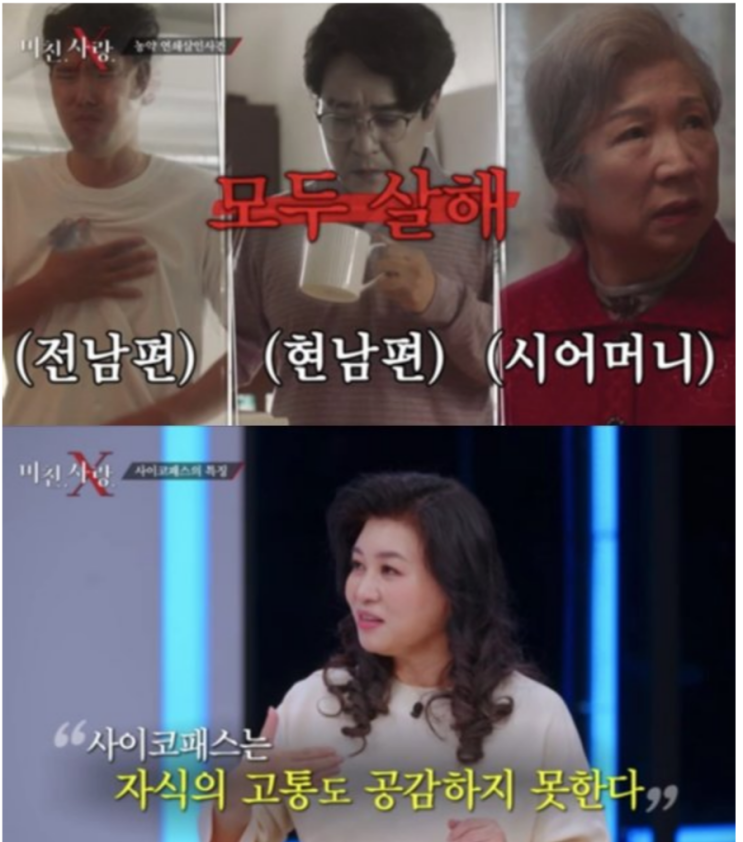 현 남편·전 남편·현 시모 죽여 보험금 10억 탄 여자…친딸·전 시모도 죽이려다 실패 현 남편·전 남편·현 시모 죽여 보험금 10억 탄 여자…친딸·전 시모도 죽이려다 실패