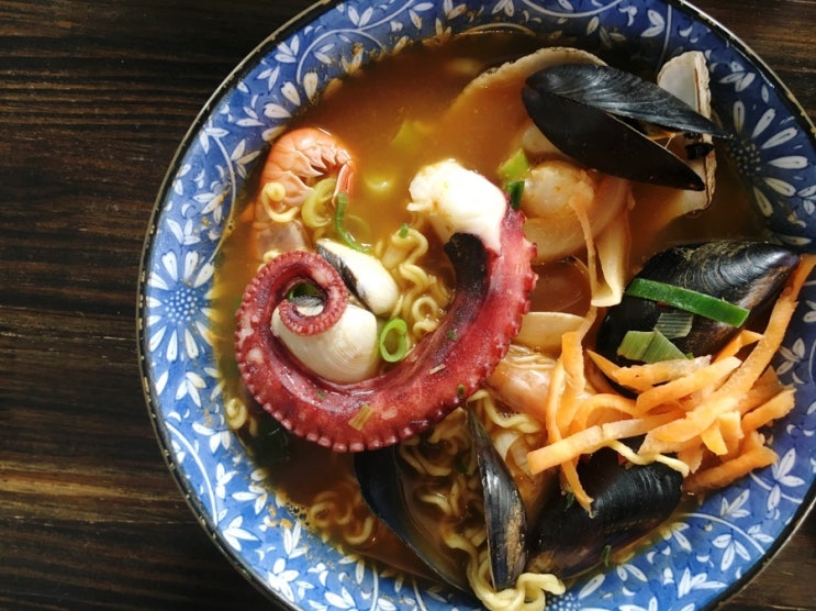  [제주도/바람에머물다] 시원한 바다전망이 좋은 해물라면 맛집 바람에머물다, 쇠소깍 하효해변과 서귀포 테라로사 근처 맛집, 제주도 맛집, 게우밥, 냠냠의 맛집탐구생활, 제주도맛집추천