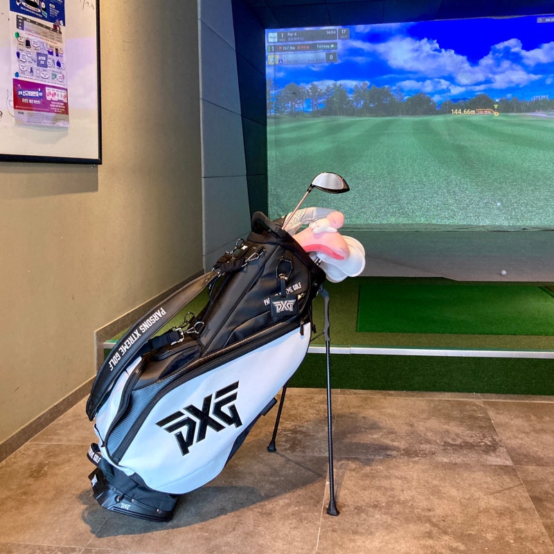 [리뷰] PXG 하이브리드 스탠드 캐디백 (블랙/화이트) 사용후기