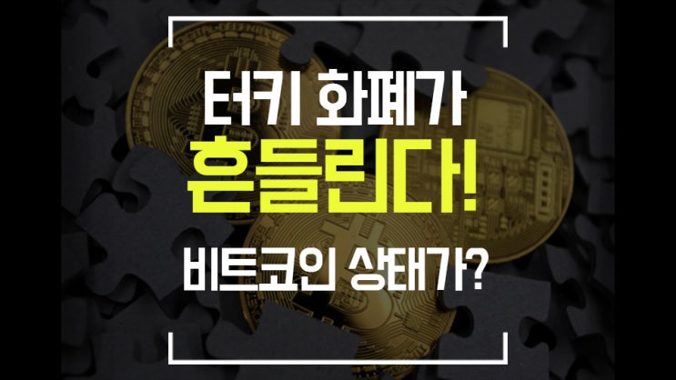 [비트코인] 터키 리라화는 떡락 비트코인은 떡상?!!