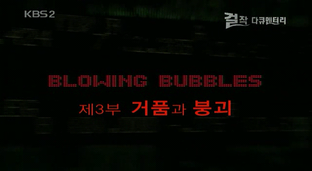  [KBS 걸작다큐 돈의 힘] 3부 거품과 붕괴