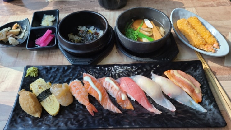 삼화지구맛집 강윤구스시야 런치세트 점심특선 10900원 삼화지구맛집 강윤구스시야 런치세트 점심특선 10900원