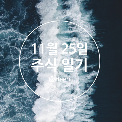  11월 25일, 이런 날도 있고 저런 날도 있지