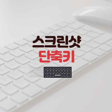  스크린샷 단축키, 저장 방법 (프로그램없이 윈도우 단축키로 한번에!)