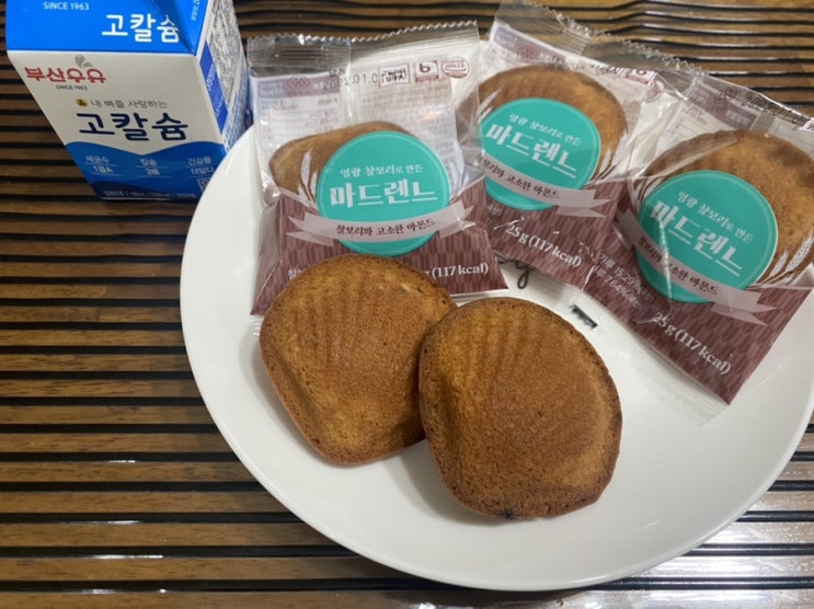  마켓림 마들렌, no밀가루 영광 찰보리 마드렌느