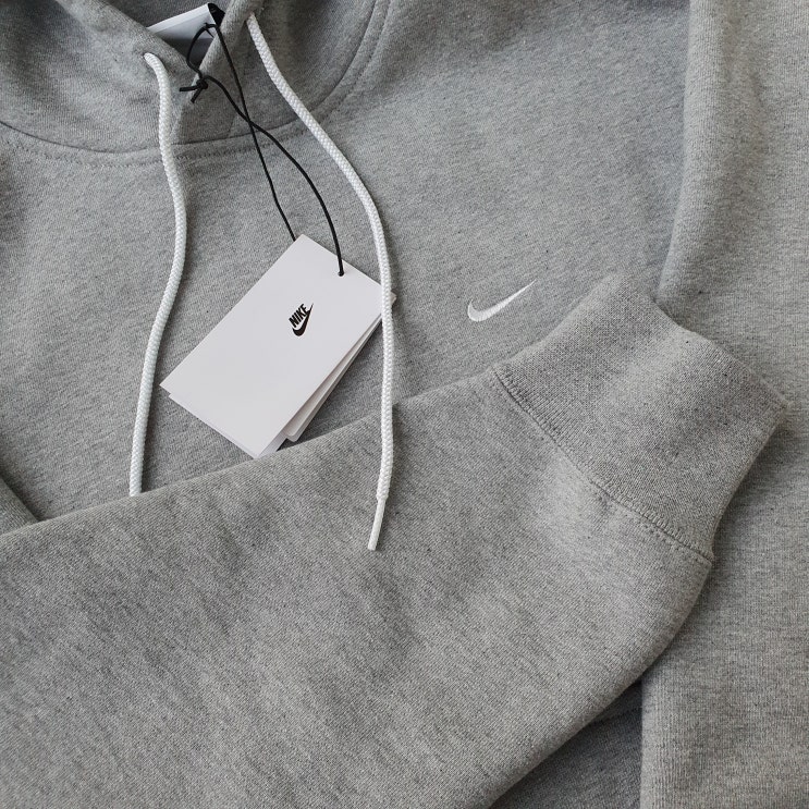  나이키랩(NikeLab) NRG 솔로 스우시 그레이 후드 XL 사이즈 추천 및 착용 후기_뉴발란스327,질샌더 생지 데님