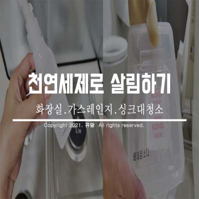  천연세제로 오후살림 시작하기