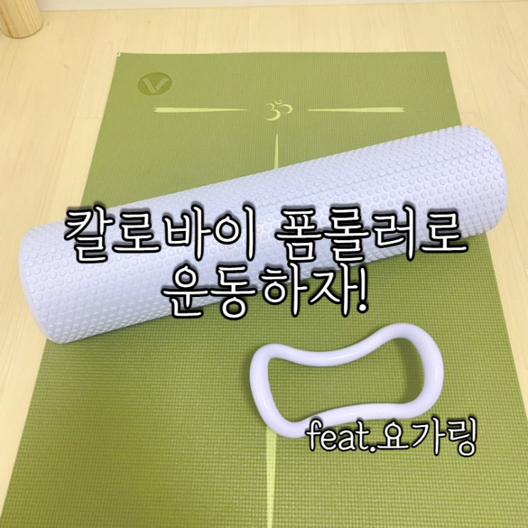  폼롤러운동법, 코어운동과 종아리마사지 칼로바이 폼롤러로 해결