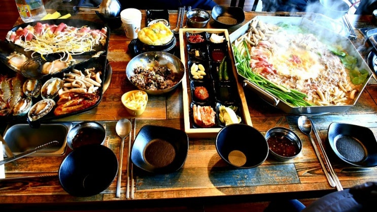 맛과 멋 그리고 감성이 있는 거제 매미성 맛집 더꽃