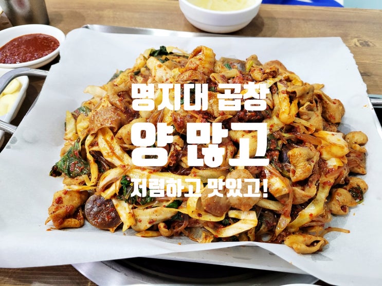 서울 명지대 곱창 맛집 모래내곱창