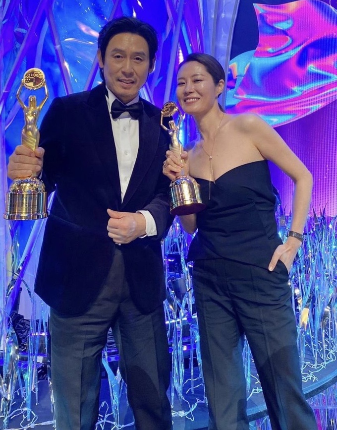  청룡영화제  문소리 감동 수상 소감과, 구교환의  대상리액션 ㅋ